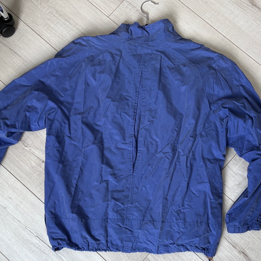 Bobby Jones silk Men's blue Windbreaker - Picture 7 of 7
